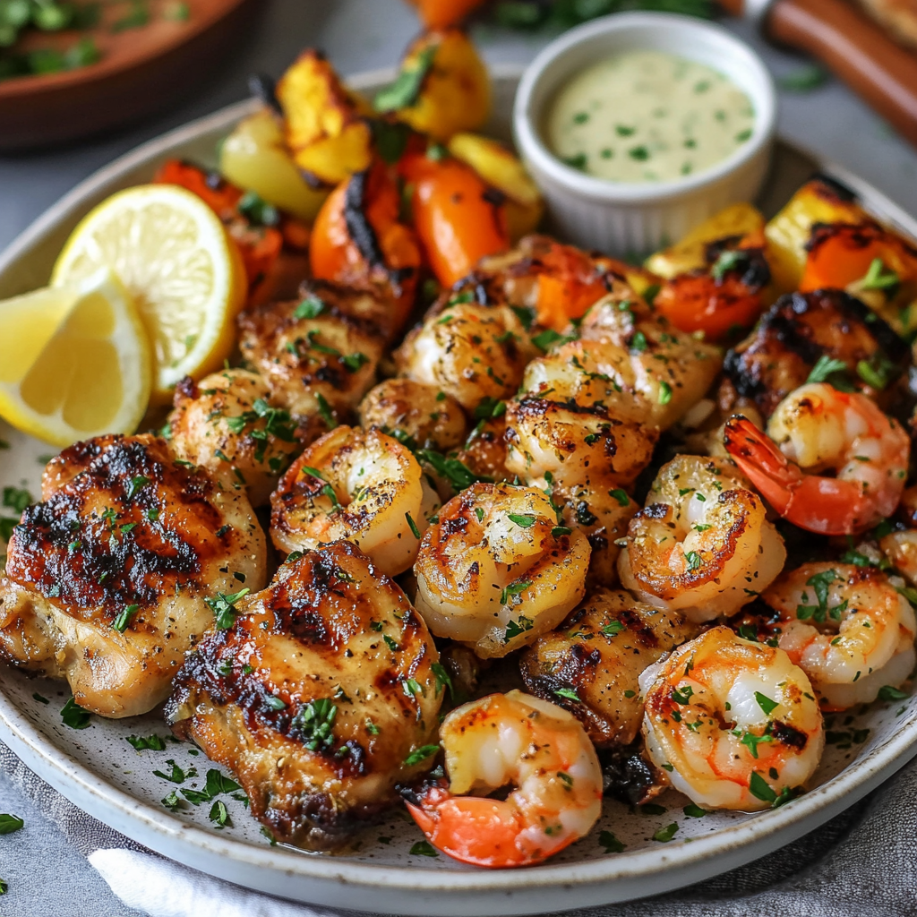 Cook Chicken and Seafood Together