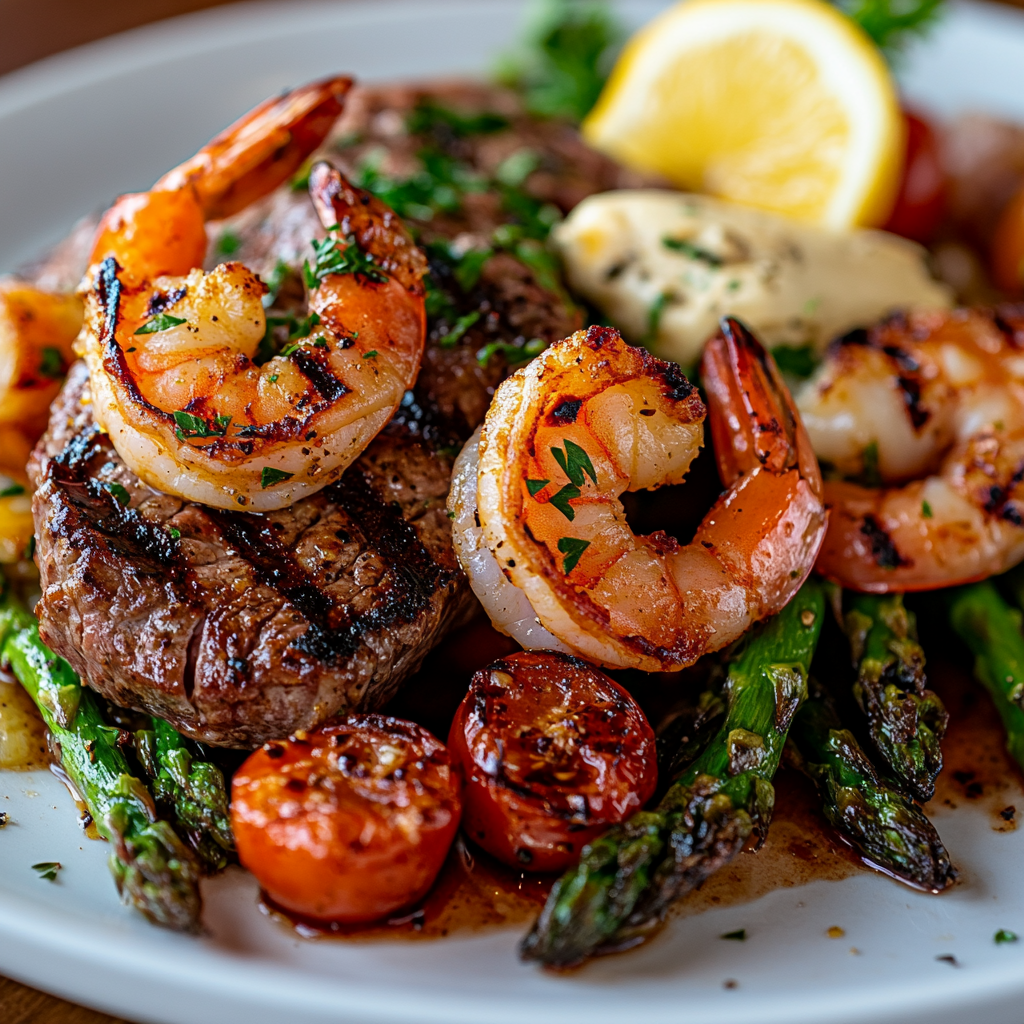 Cook Shrimp and Meat Together