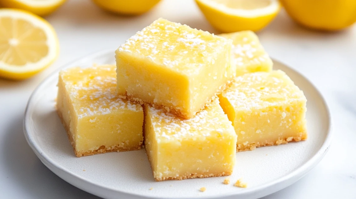 Easy Fudgy Lemon Brownies