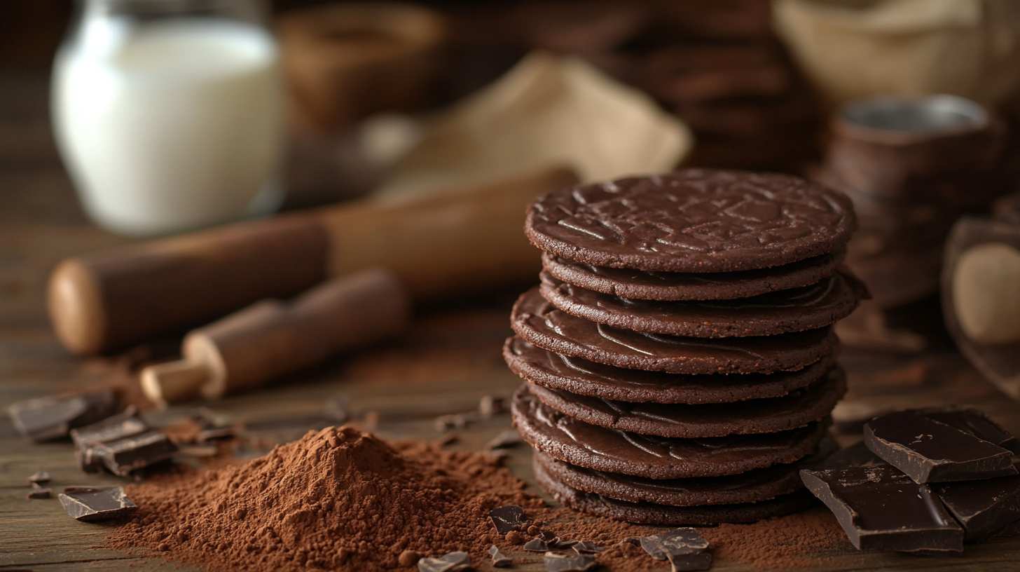 Homemade Chocolate Wafer Cookies