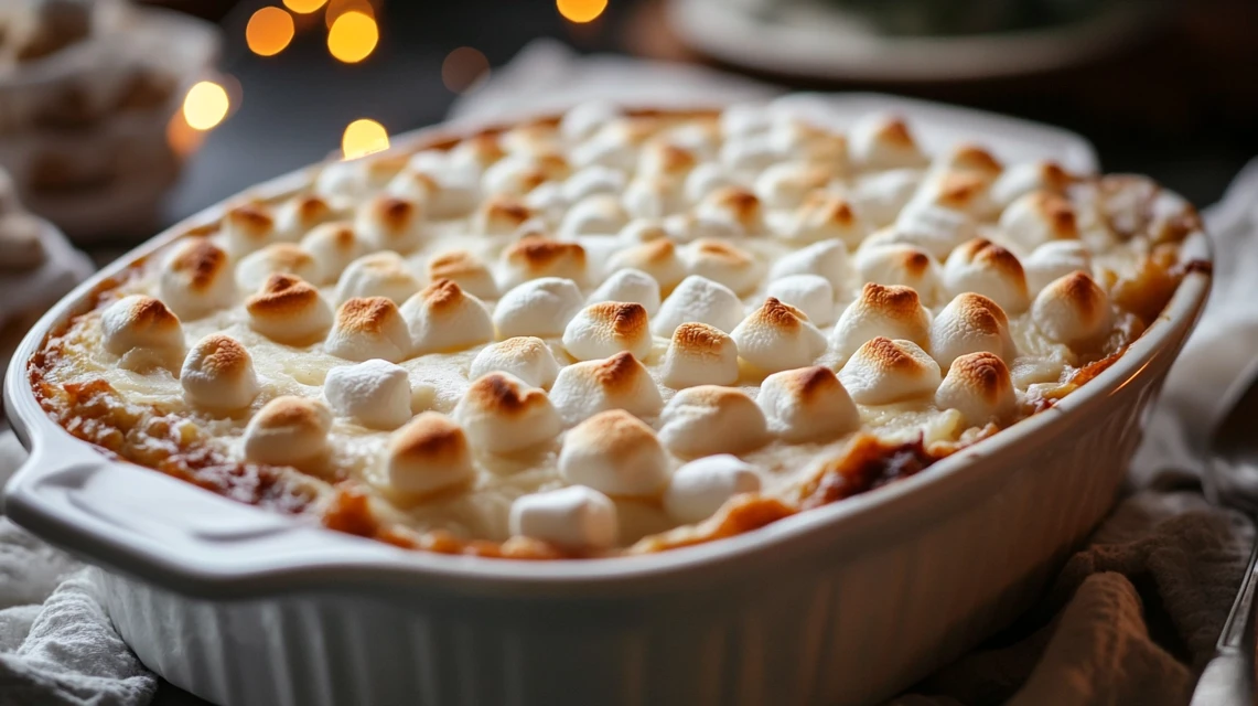 Potato Casserole with Marshmallows