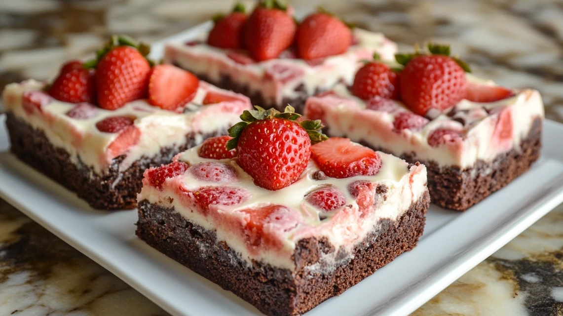 Strawberry Brownies