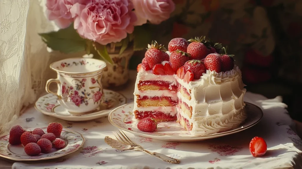 strawberry cake recipe