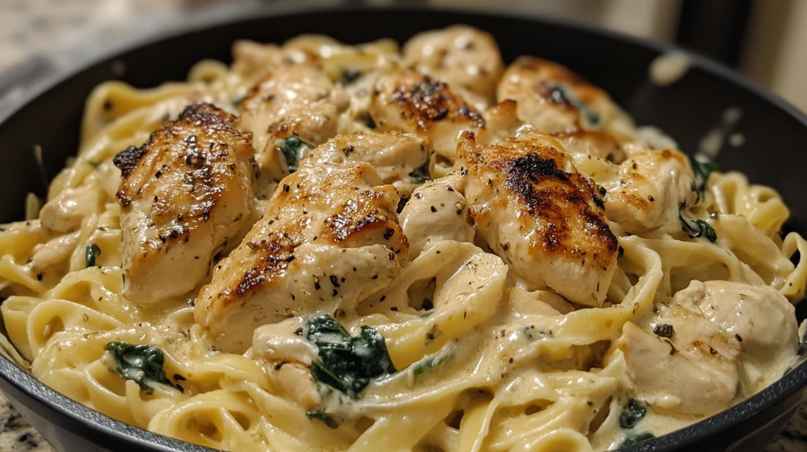 Creamy Garlic Chicken Pasta